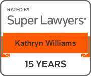 Kathryn Williams Rated by Super Lawyers 15 years